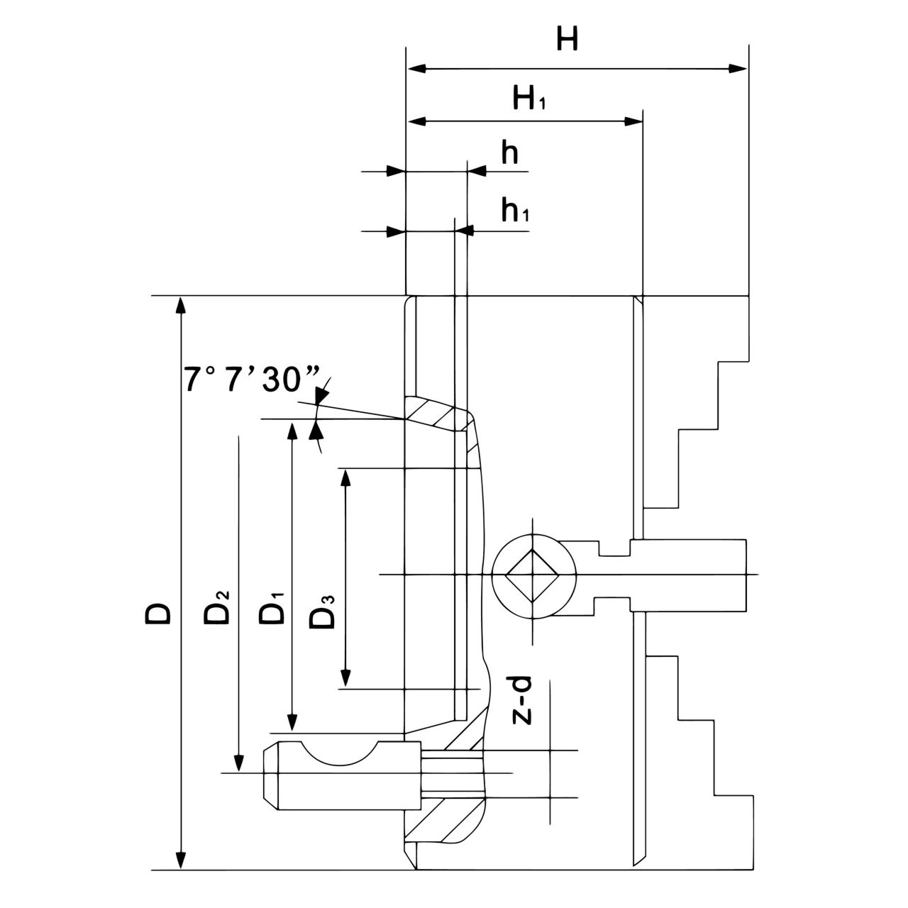 Planscheibe K72-250/D5