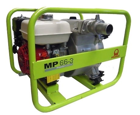 MP66-30x460 Benzin MOTORPUMPE - SCHMUTZWASSER MP66-3, Honda-Motor, PRAMAC