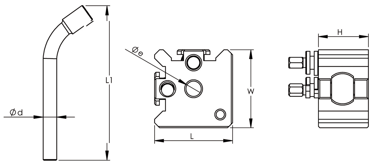 Schnellwechsel-Stahlhalter Modell Bernardo Gr. 10
