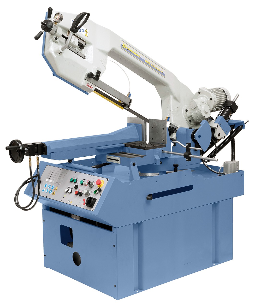 04-1712_1 Halbautomatische Doppelgehrungsbandsäge MBS 350 DGA-V