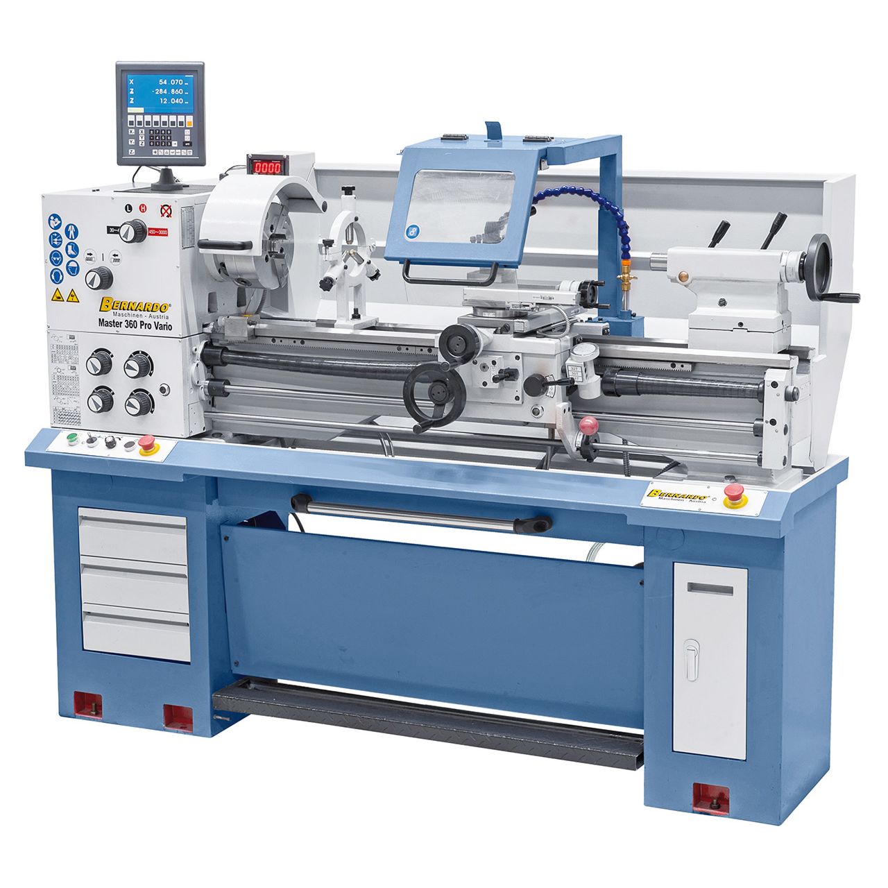 03-1276xl_1 Universal-Drehmaschine Master 360 Pro Vario inkl. 3-Achs-Digitalanzeige, Bernardo