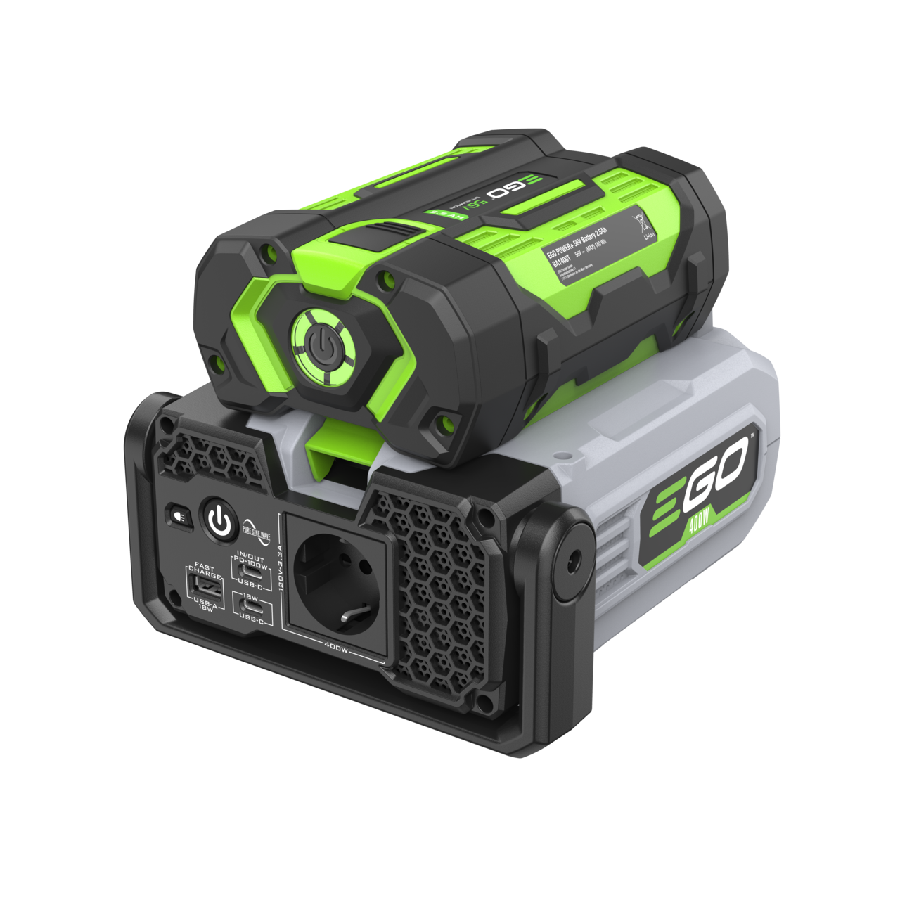 EGO SPANNUNGSWANDLER / Wechselrichter NEXUS ESCAPE 400 W Kit PAD5001E Kit