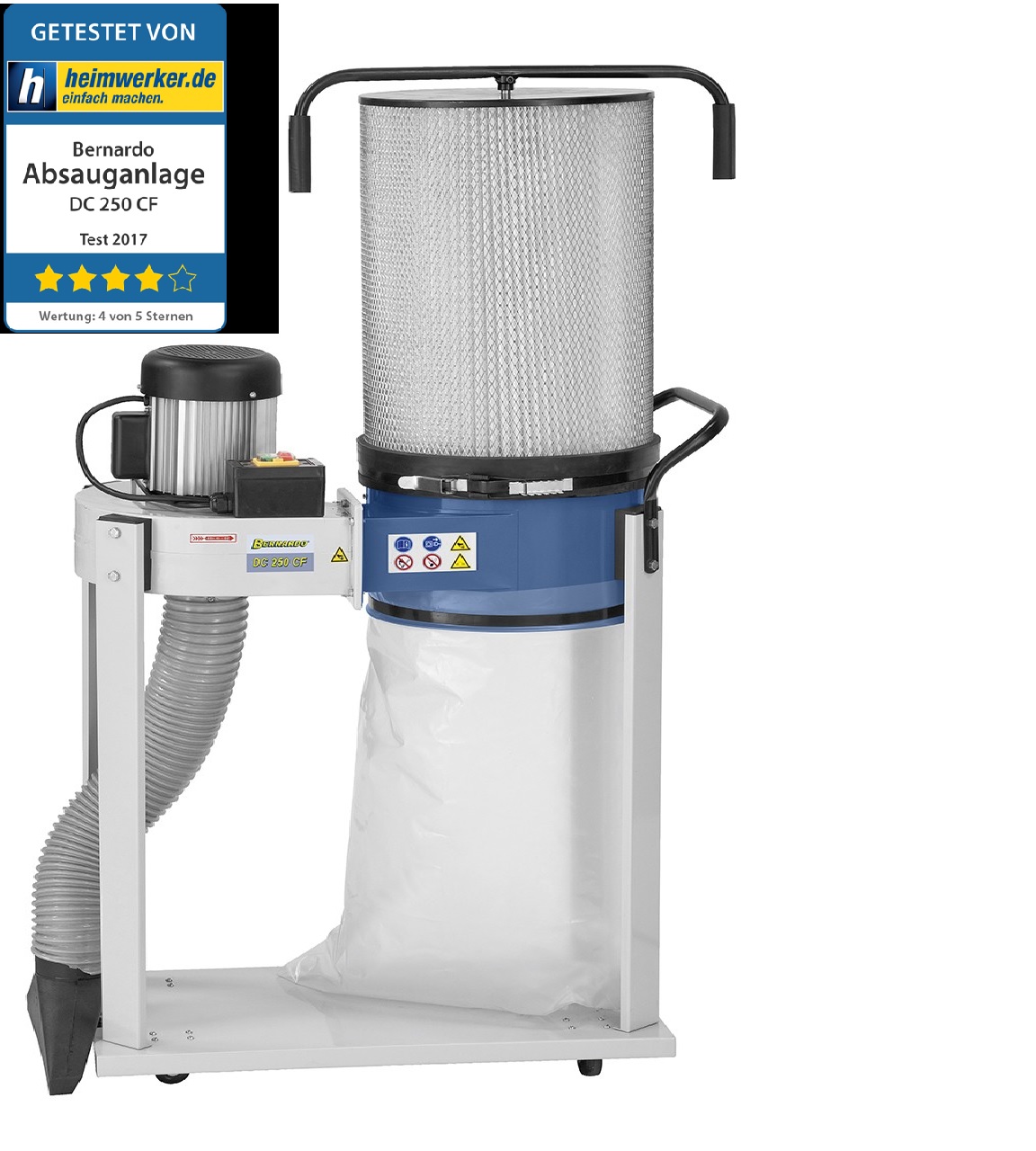 DC-250-test Absauganlage mit Feinstaub-Filterpatrone DC 250 CF Sonderpreis!!!!!