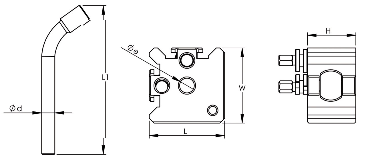 Schnellwechsel-Stahlhalter Modell Bernardo Gr. 10